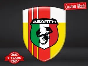 Fiat Abarth Adesivi Paraurti Auto su Misura Stile Lusso Premium